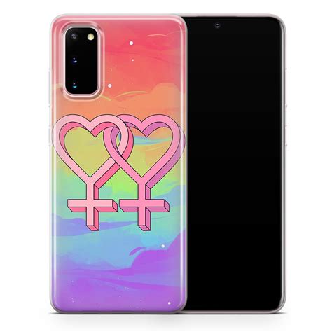Lesbian LGBTQ Phone Case Pride Love Cover For Samsung S20 Etsy