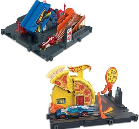 Hot Wheels City Pista de Brinquedo Coleção de Lugares Surpresa