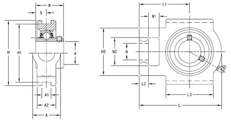 Uct Take Up Mounted Bearings Set Screw Locking On The Timken Company