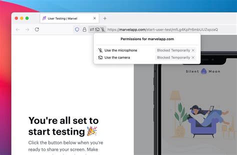 Enable Camera And Microphone Access In Firefox Marvel Help Center