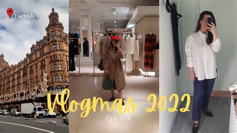 Christmas Shopping At HARRODS London VLOGMAS 2022 Helen Tsokana YouTube