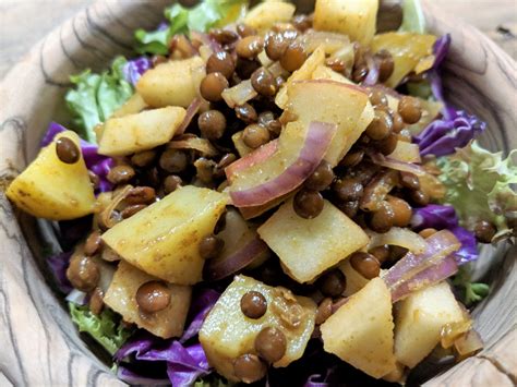 Curried Potato Apple Lentil Salad Life From Scratch