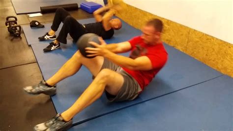 Medicine Ball Sit Ups Youtube