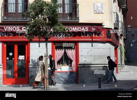 Restaurant La Casa Ciriaco Calle Mayor Madrid Spain Stock Photo Alamy