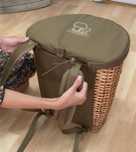 Foraging Basket Rucksack Backpack For Mushroom Picking Etsy