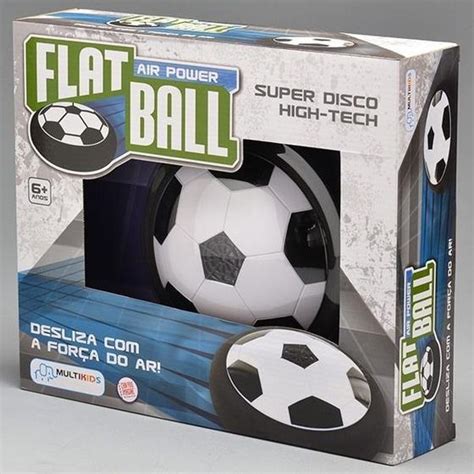 Bola Flutuante Eletrônica Flat Ball Futebol Casa Hoverball Multikids