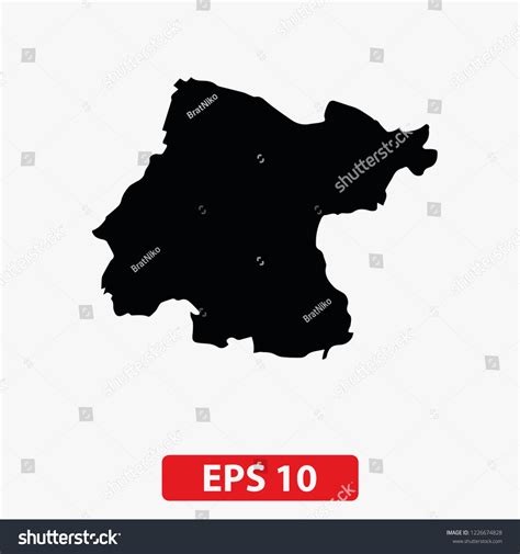 Map Guanajuato Mexico Vector Vector De Stock Libre De Regalías