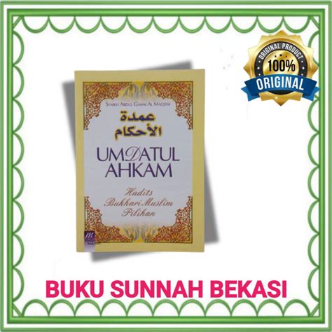 Jual Buku Saku Umdatul Ahkam Media Hidayah Hadits Bukhari Muslim