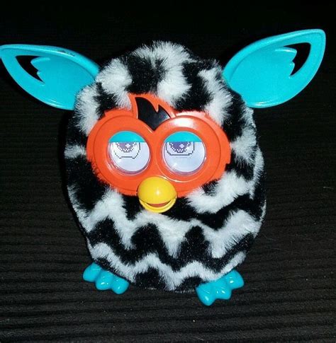 Hasbro Furby Boom Black White ~ Furby Boom (Zigzag Stripes) A4339 | #1816777929