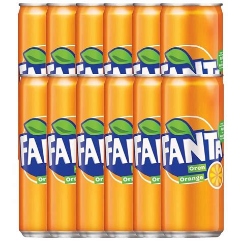 Fanta Orange Flavoured Drink 12 X 320 Ml Packaging Type Can At ₹ 480