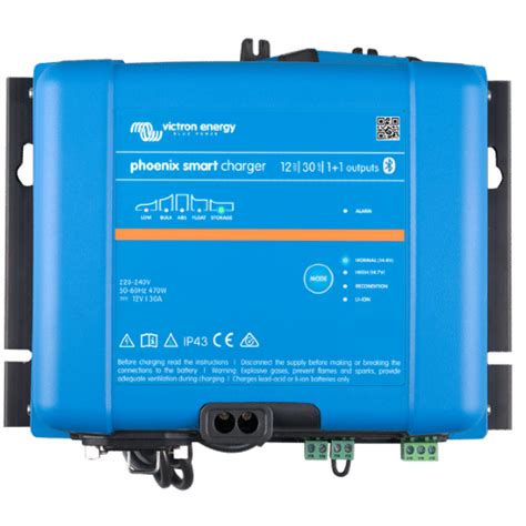 Victron Phoenix Smart Ip43 12 Volt 30a Acculader 1 1 Uitgang