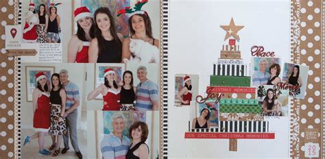 Creative Mayhem: Christmas Double Page Layouts using lots of photos in a grid.