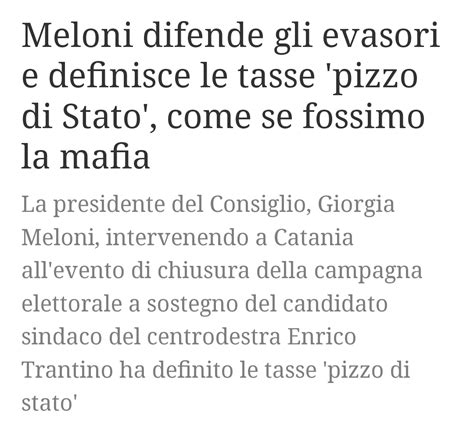 Danila On Twitter Rt Eugeniocardi Le Tasse Come Un Pizzo Di Stato