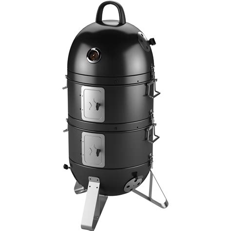 Fornetto Black Basso Vertical Bbq Smoker Bunnings Warehouse