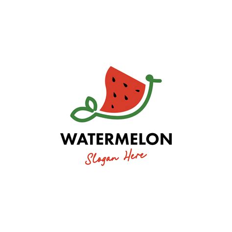 Watermelon Logo Design Concept Vector 14414459 Vector Art At Vecteezy