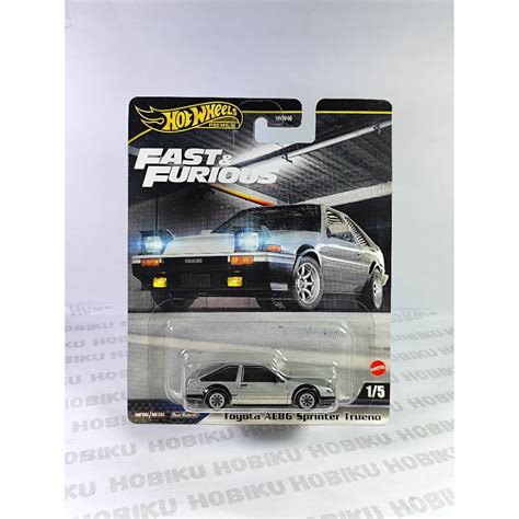 Hot Wheels Premium Toyota AE86 Sprinter Trueno Fast N Furious Shopee Philippines