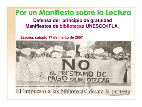 Ppt La Lectura En Los Manifiestos Hacia Un Manifiesto De La Lectura