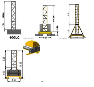 Grues Tour Grues Montage Rapide Camion Grue Potain M Thocad