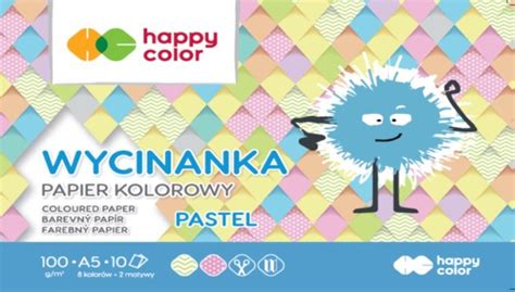 Blok Wycinanka Pastel A Arkuszy Happy Color Happy Color