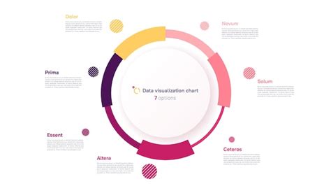 Diseño De Diagramas Circulares Vectoriales Plantilla Moderna Para La Creación De Infografías