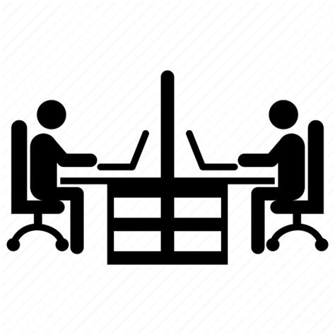 Call Talking Desk Worker Employee Office Desk Work Place Working Icon