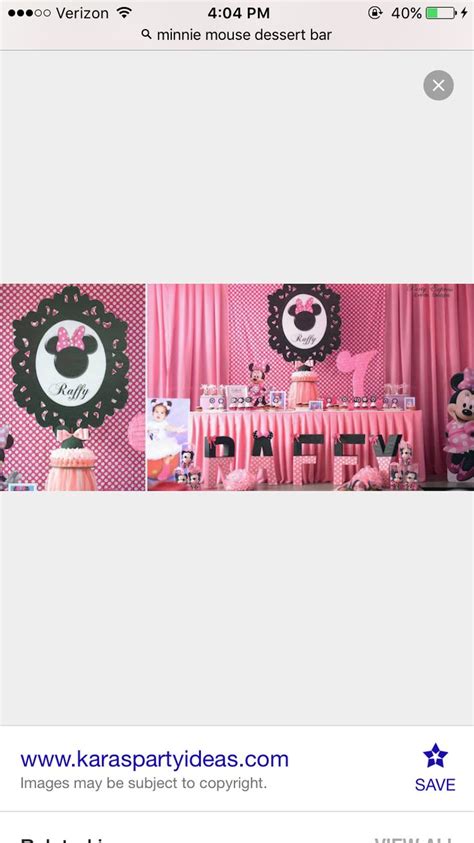 Dessert Table Dessert Table Tapestry Minnie