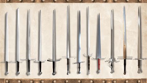 12 Types And Varieties Of Longswords And Their Evolution