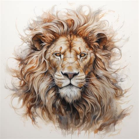Premium AI Image | The Majestic Anime Lion A Hyper Realistic ...