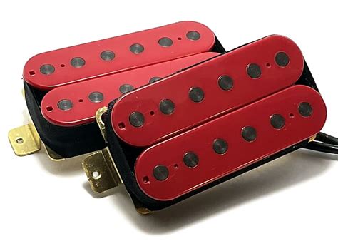 Dragonfire Shadow Bucker Pickup Set Hot Passive Dark Pole Reverb