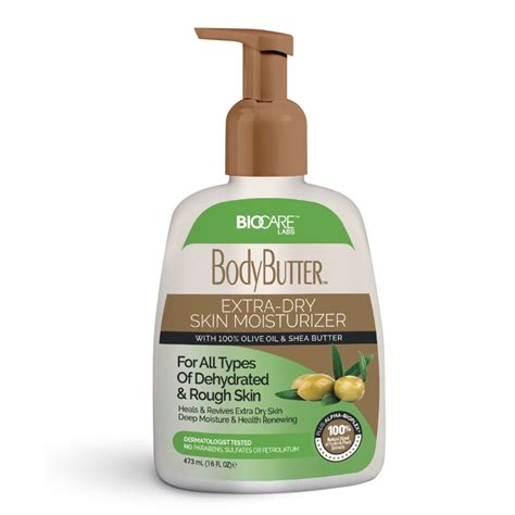 Biocare Body Butter Extra Dry Skin Moisturizer With 100 Olive Oil Shea