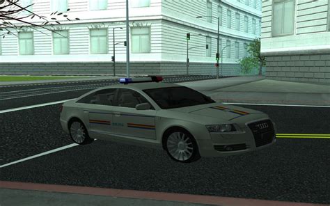 Gta San Andreas Audi A Politia Romana Mod Gtainside