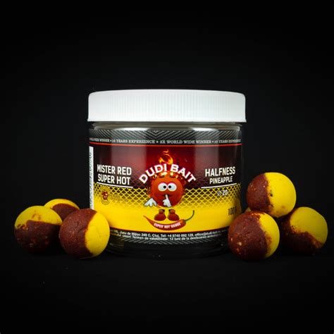Dudi Bait Halfness Csalizó Bojli Super Red Hot Pineapple mm Pecaparti