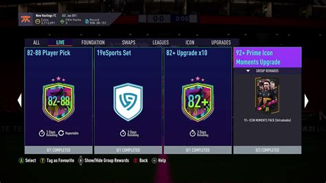 92 Prime Icon Moments Upgrade Sbc Fifa 21 Youtube