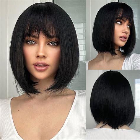 Sayidon Bob Wigs For Black Women Wear And Go Glueless Wig