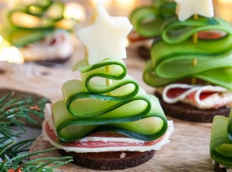 Tannenbaum Brot Mit Gurke