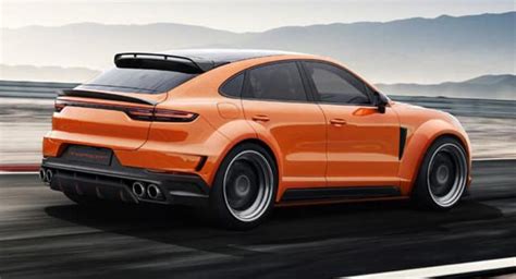 Porsche Cayenne Coupe Flexes Arches With Topcars Wide Body Kit Carscoops