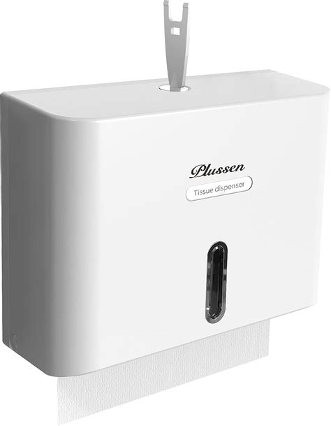 Plussen Paper Towel Dispenser Wall Mounted Adhesive No Drilling Hand