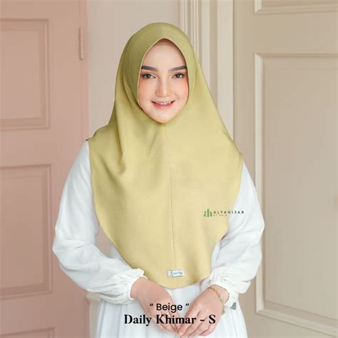 Jual Daily Khimar Size S Alya Hijab By Naja Soft Pad Khimar Instan