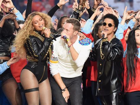 Watch Coldplay Beyoncé And Bruno Mars Super Bowl Halftime Show