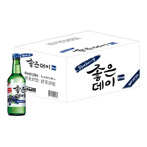 Buy Muhak Good Day Soju Blueberry Flavour 360ml 135 Alcvol Box Of