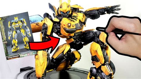 I Painted A Bumblebee Action Figure Transformers ROTB Hasbro X