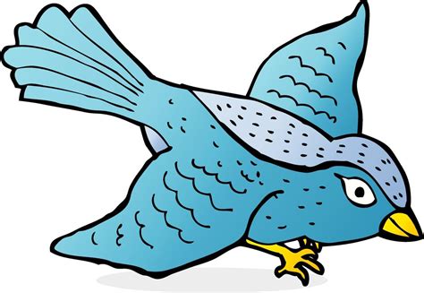 cartoon flying bird 12309234 Vector Art at Vecteezy