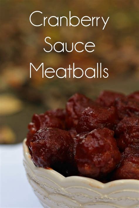 Cranberry Sauce Meatballs | Recipe | Ingredients recipes, Cranberry ...