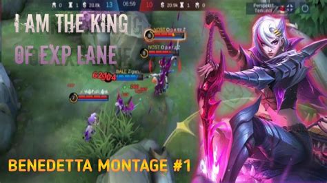 Gameplay Montage TOP GLOBAL PREMAN EXP LANE Benedetta Mobile