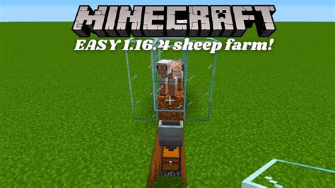 How To Make A Easy And Fast AUTOMATIC Sheep Farm In Minecraft 1 16 4