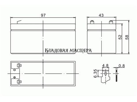 Аккумулятор 12 вольт, 1,3 Ампер/час, свинцово-кислотный, AGM, купить в ...