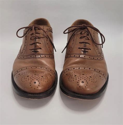 Mercanti Fiorentini Mens Wingtip Dress Shoes Size 95 Made In Italy