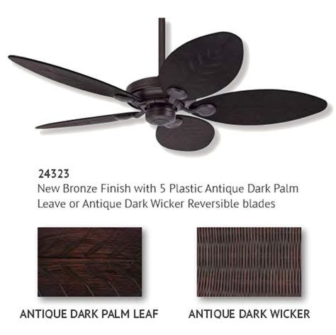 Hunter Ceiling Fan Palm Blades | Shelly Lighting