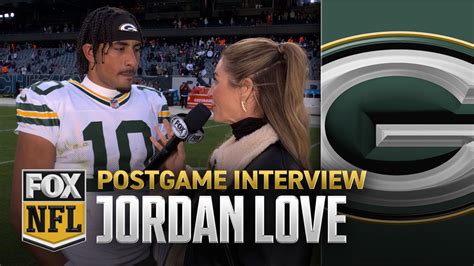 Jordan Love On Packers Gritty Win Over Bears In Week 11 Nfl On Fox