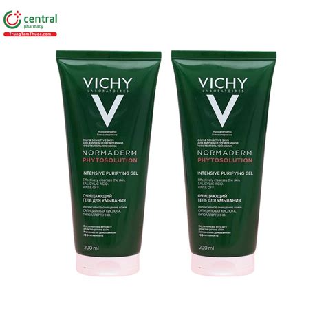 Gel rửa mặt Vichy Normaderm Phytosolution Intensive Purifying Gel có ...